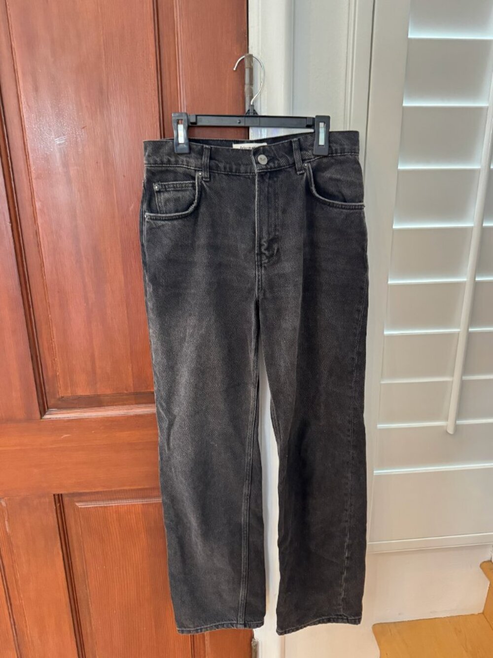Reformation Charcoal Denim Jeans